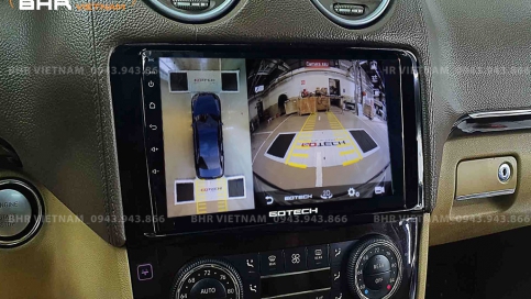 Màn hình DVD Android liền camera 360 Mercedes GL Class 2006 - 2013 | Gotech GT360